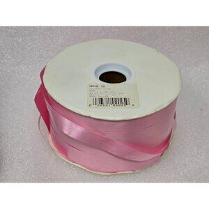 Flora-Satin Double Face Ribbon 100 Yds Waterproof Rose Pink By Berwick Crafts
